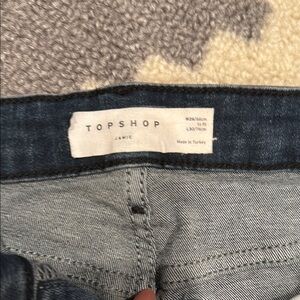 Topshop Blue Skinny Jeans with Classic Indigo Hue